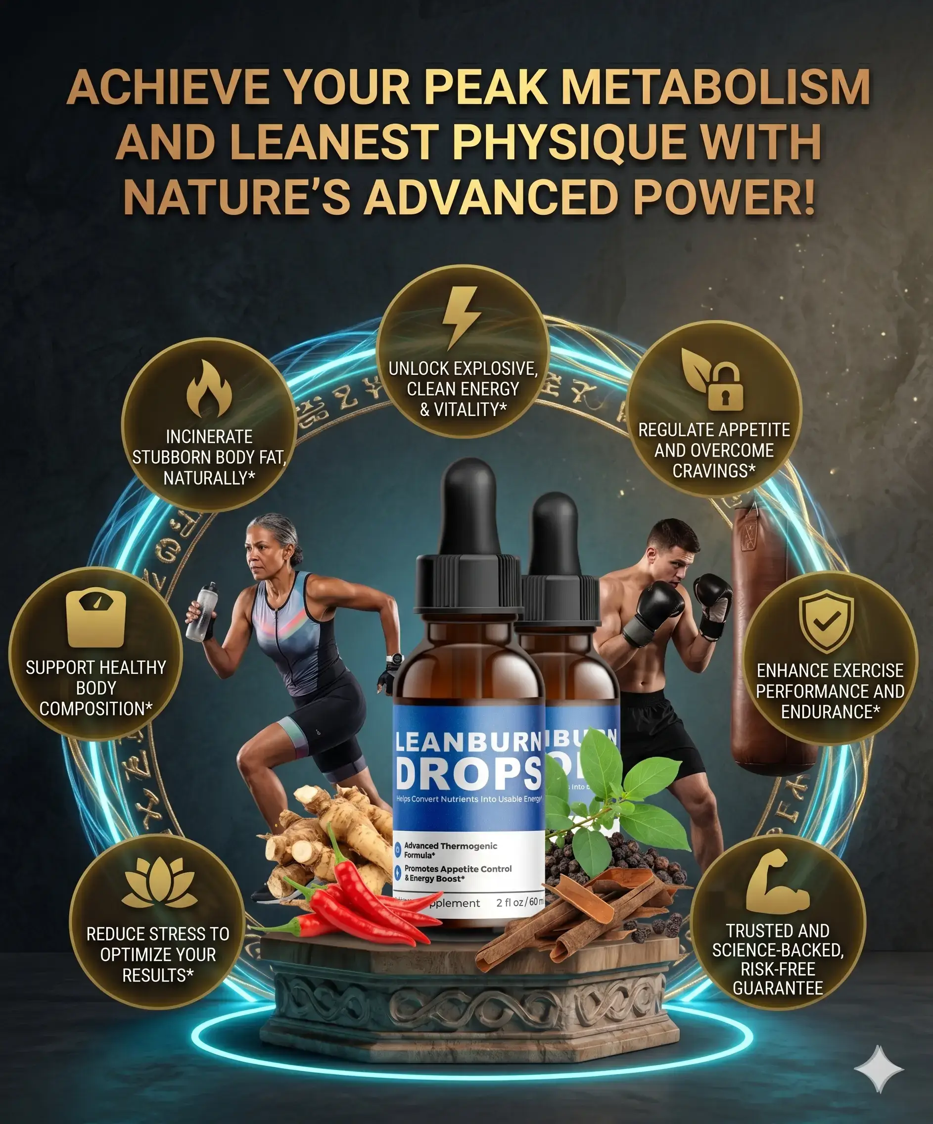 LeanBurn Drops-bottle-image-with-benefits